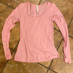 Lululemon pink long sleeve size 8